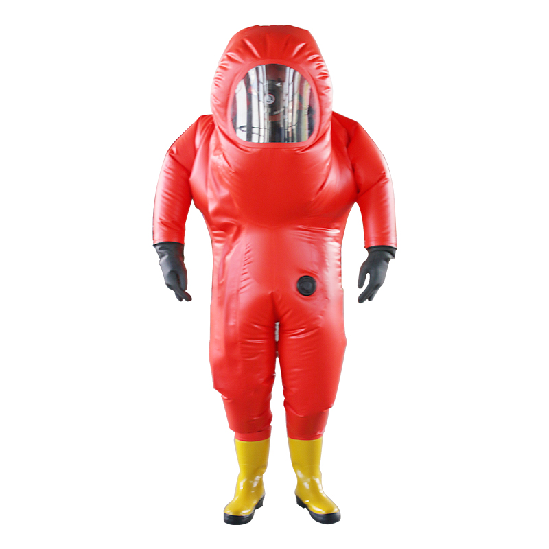 Acid-base fully sealed chemical protective clothing