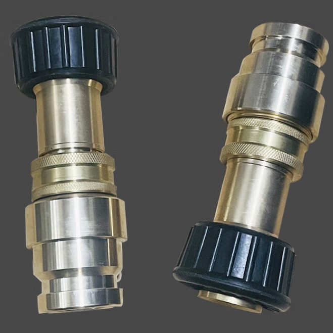 British dual-purpose fire nozzle