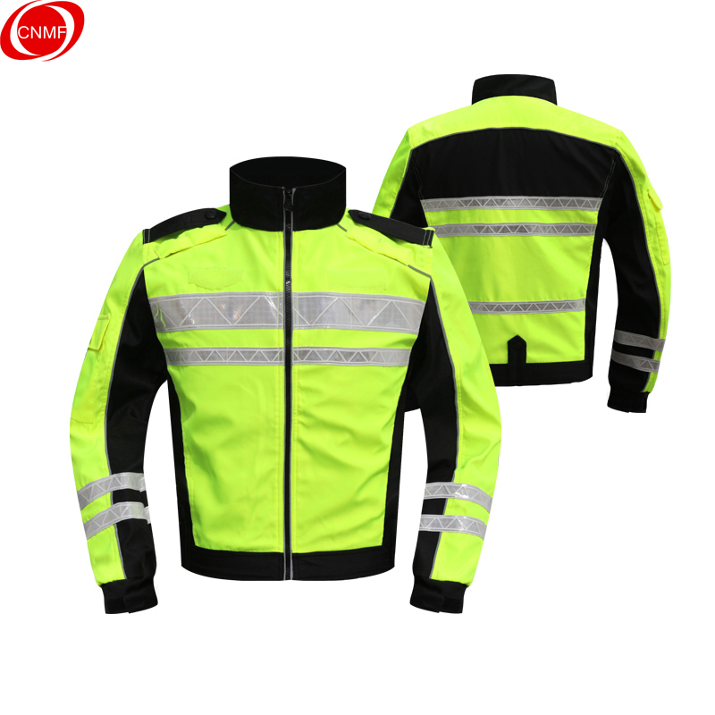 Cycling clothing warning reflective clothing (with cotton liner)