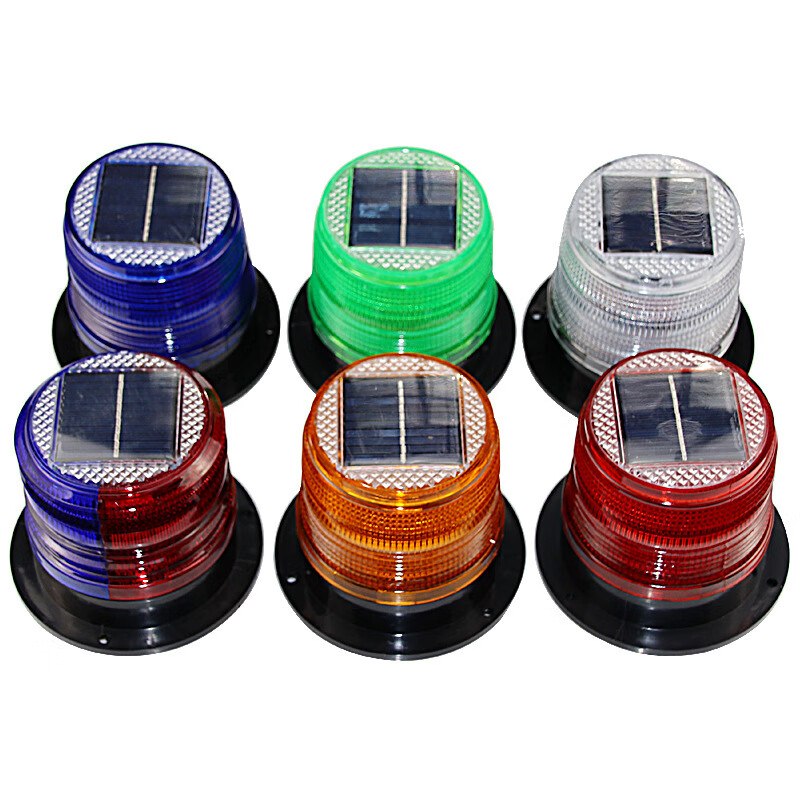 LED solar warning light